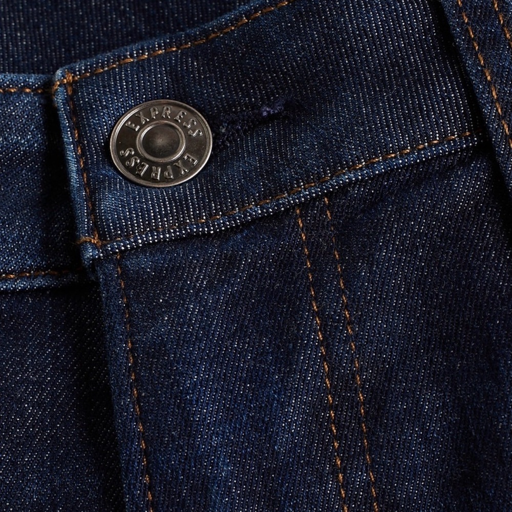 Express Dark Blue Slim Jeans - Picture 2 of 6